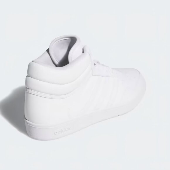 NWB- Adidas "HOOPS 4.0" MID SHOES- Cloud White on White- Men, Size:11 - Picture 12 of 12